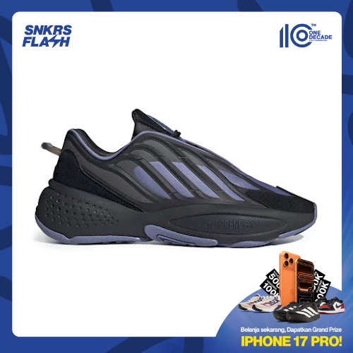 ADIDAS Ozrah Carbon Black Orbit Violet Sepatu Sneakers Pria - H04206