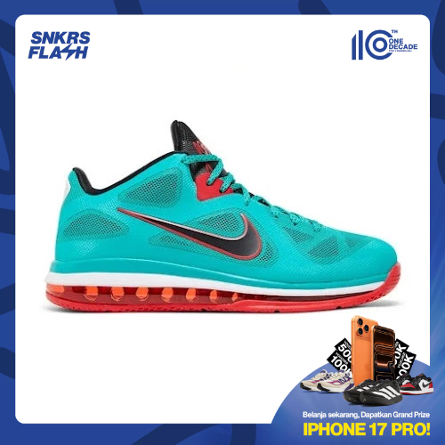 NIKE Lebron 9 Low Reverse Liverpool Green Sepatu Basket Pria - DQ6400300