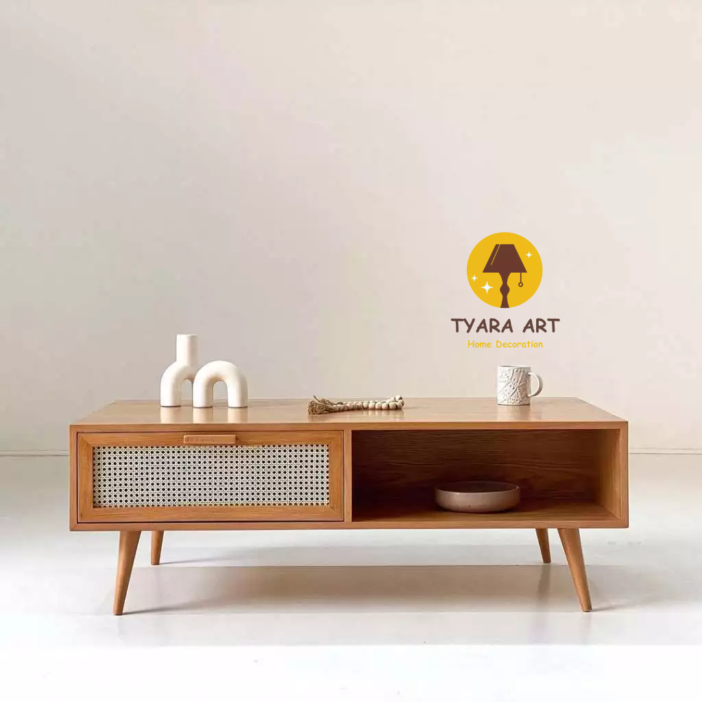 Meja Coffee/ Coffeetable/ meja ruang tamu minimalis kayu jati jepara Tyara Art Furniture