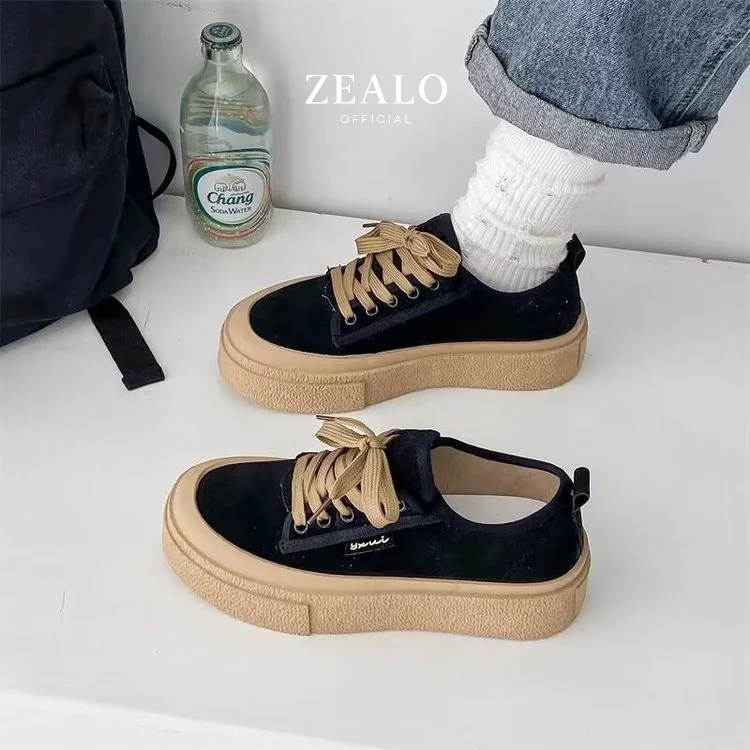 Zealo 264 Sepatu Boots Wanita Platform Kekinian | Sepatu Casual Wanita Sol Tebal