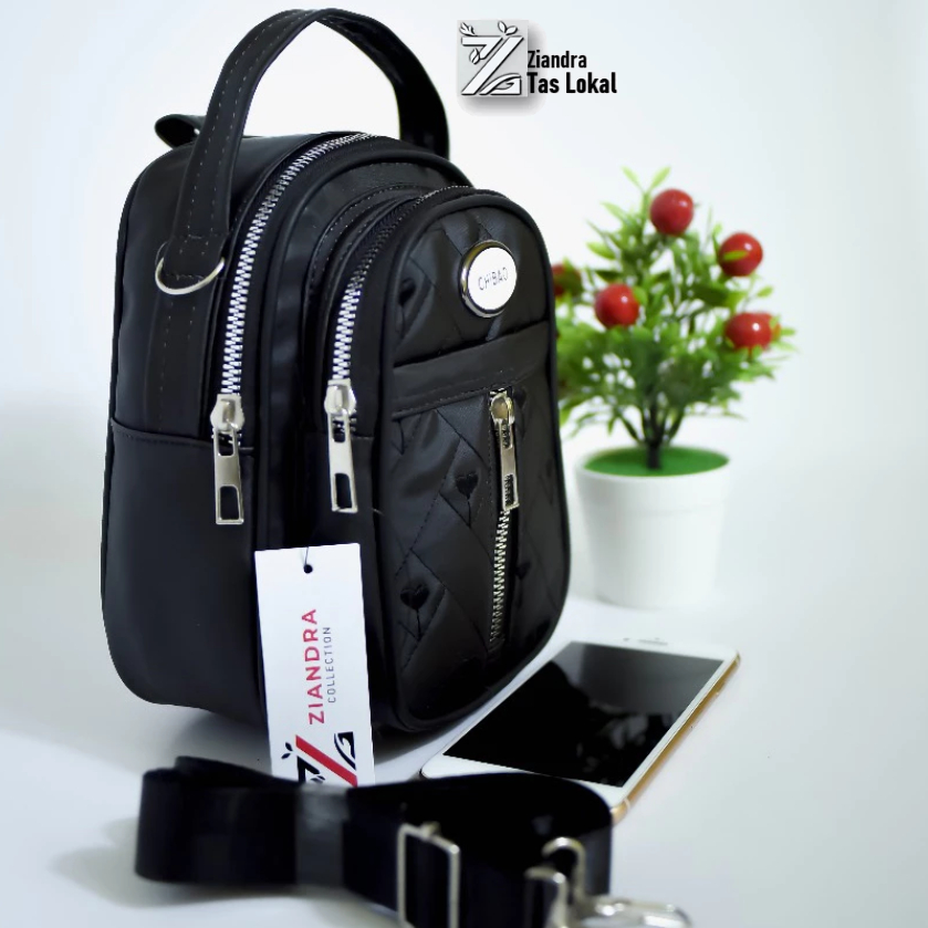 Chibao Tas ransel wanita Terbaru Tas 3in1 Multifungsi/ Tas mini Ransel