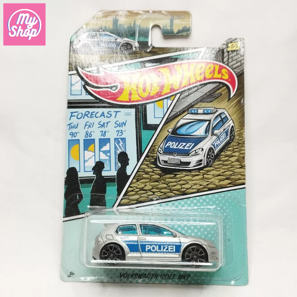 Hot Wheels Volkswagen MK7 Polizei