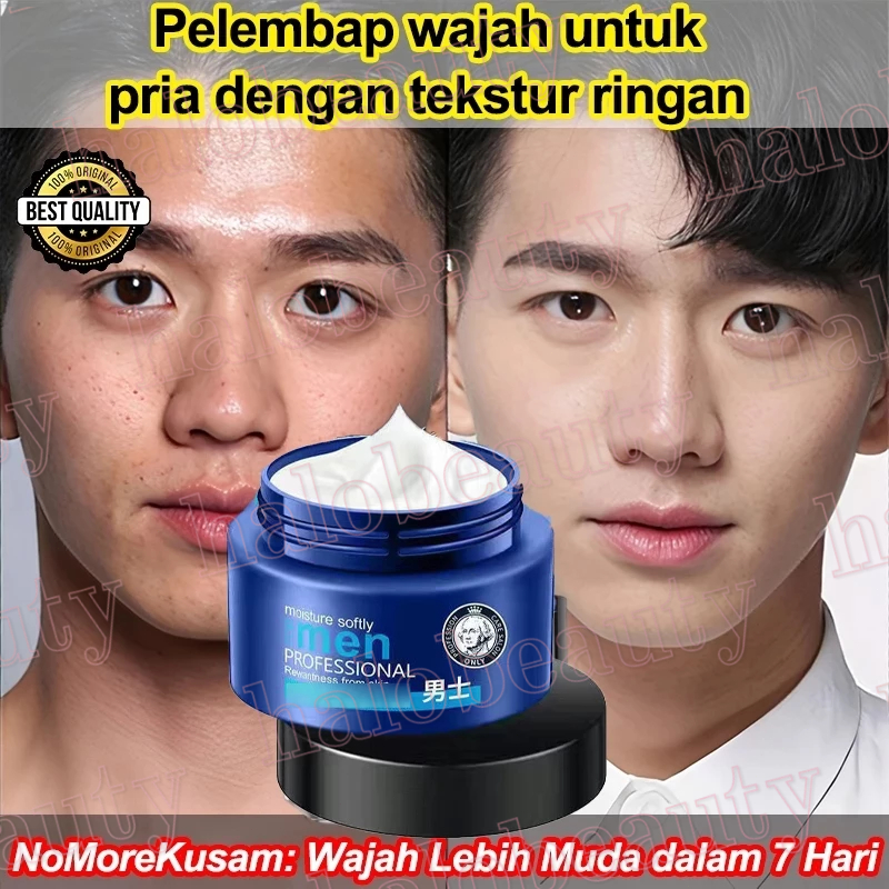 Krim Pria Pemutih Wajah Krim Pelembab Hidrasi Pria 120g Menghilang Kerutan Wajah Unutk Kulit Kusam K