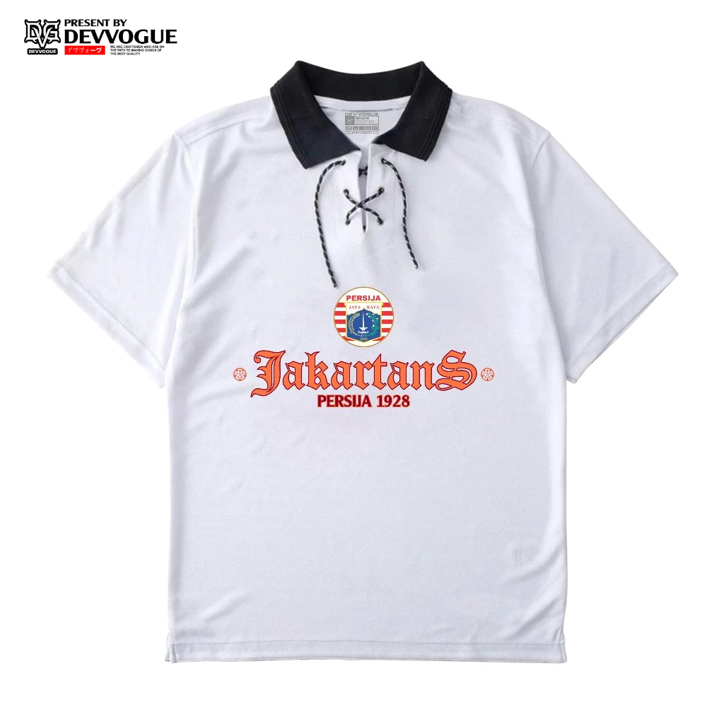 DEVVOGUE Jersey Vintage Retro Persija Jakartans