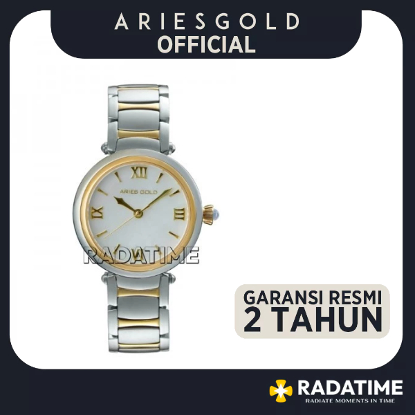 Jam Tangan Wanita Aries Gold L-5019-2TG-WMP Eterna Gem Limited 100% Original