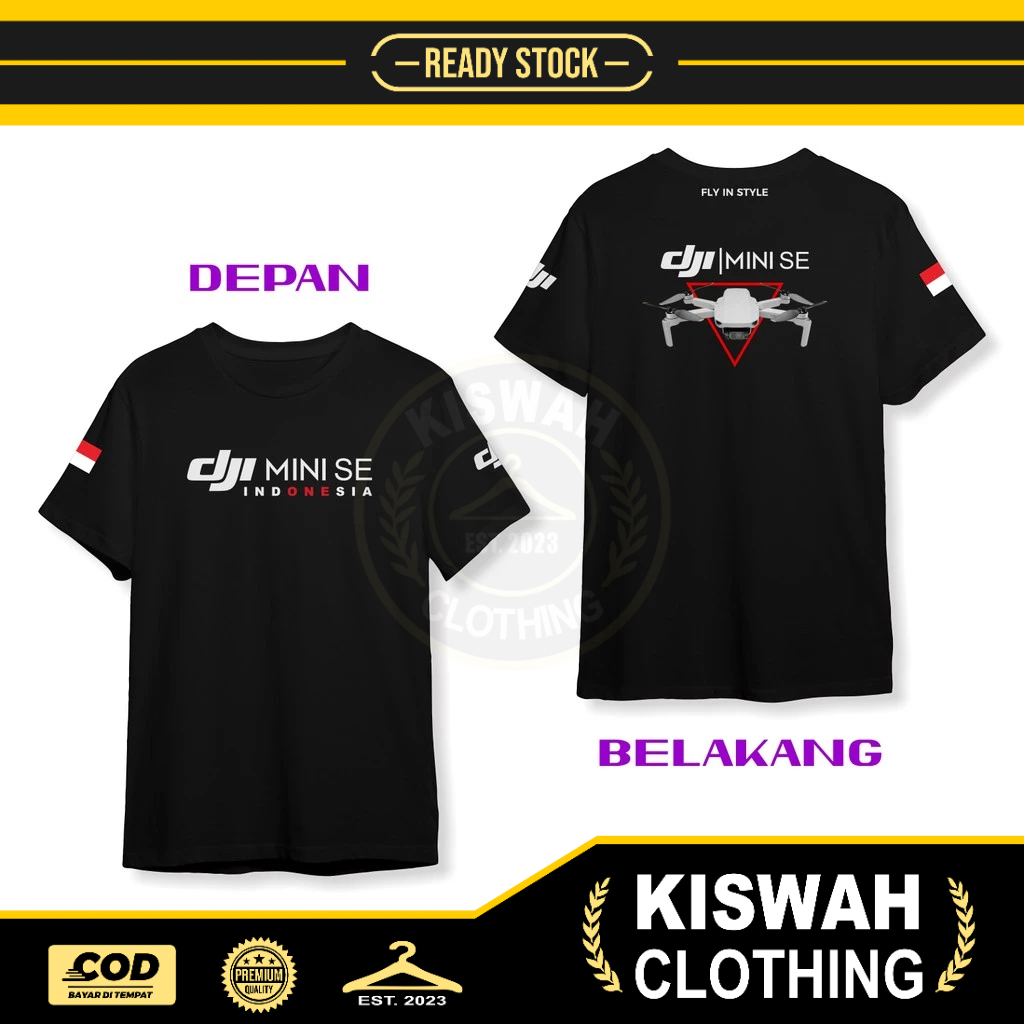 Kaos Tshirt DJI Drone DJI Mini SE DB Kaos Distro