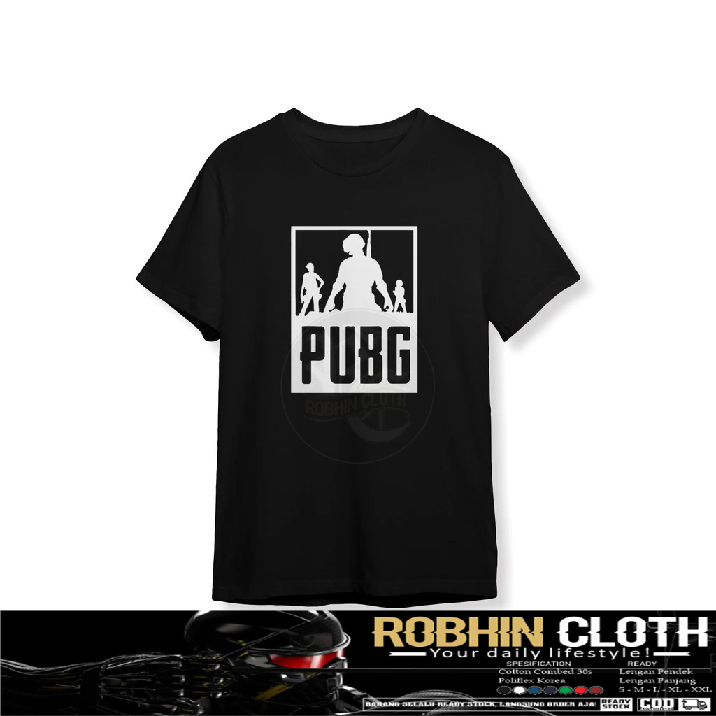 Kaos Baju Game P U B G Squad Baju Game