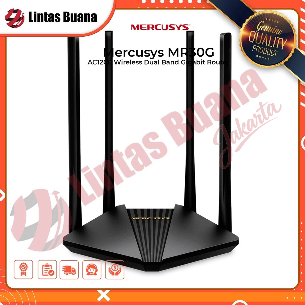 Mercusys MR30G AC1200 Wireless Dual Band Gigabit Router