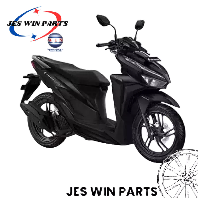 Full Set Body HONDA VARIO 150 125 K59J LED NEW HITAM DOFF 2018 2019 2020 2021 (KASAR & HALUS) ORIGIN