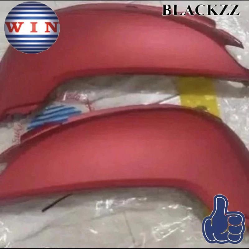 Cover Body Samping Scoopy FI esp K93 MERAH DOFF DOP 2017 2018 2019 (1 SET KANAN KIRI) Original WIN