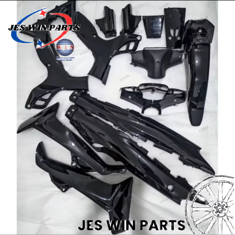 Full Set Body Vega R Old Lama 2004 2005 Hitam (KASAR & HALUS) ORIGINAL WIN - COVER BODY FULL SET