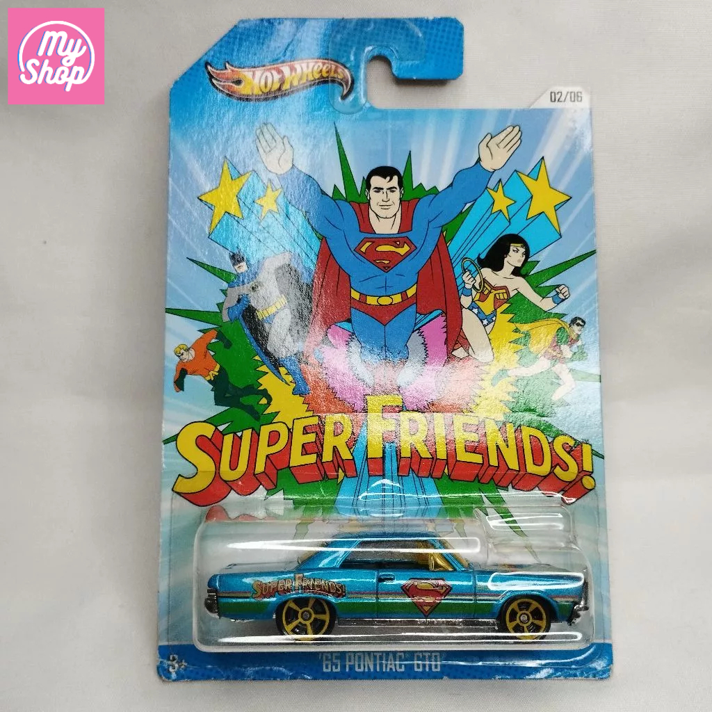 Hot Wheels 65 Pontiac GTO Superfriends