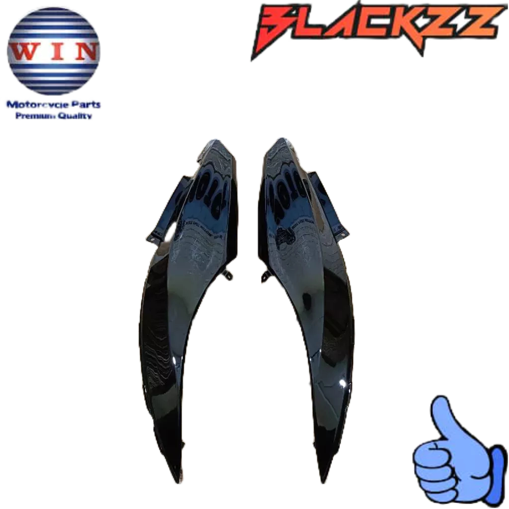 Cover Body Samping MIO J MIO - GT HITAM  (1 SET KANAN KIRI) Original WIN