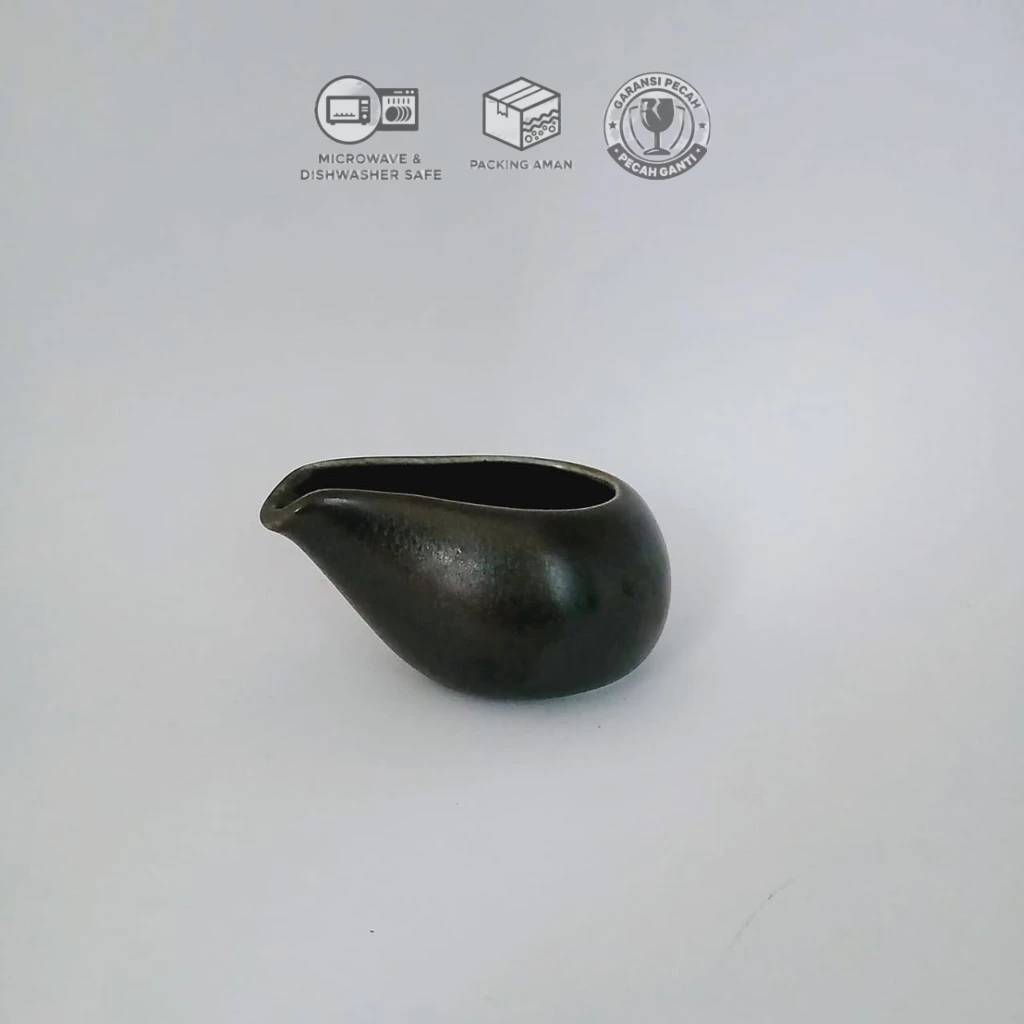 Black Aladdin Creamer Jug/Creamer Jug Keramik Cantik/Creamer Jug Aesthetic/Creamer Jug HORECA