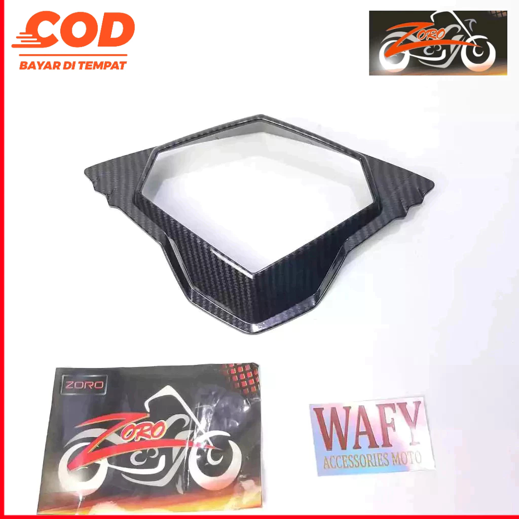 Cover Speedometer Mio M3 Carbon Tutup List Spedo Meter Motor Mio M3 Mio Z Karbon Zoro