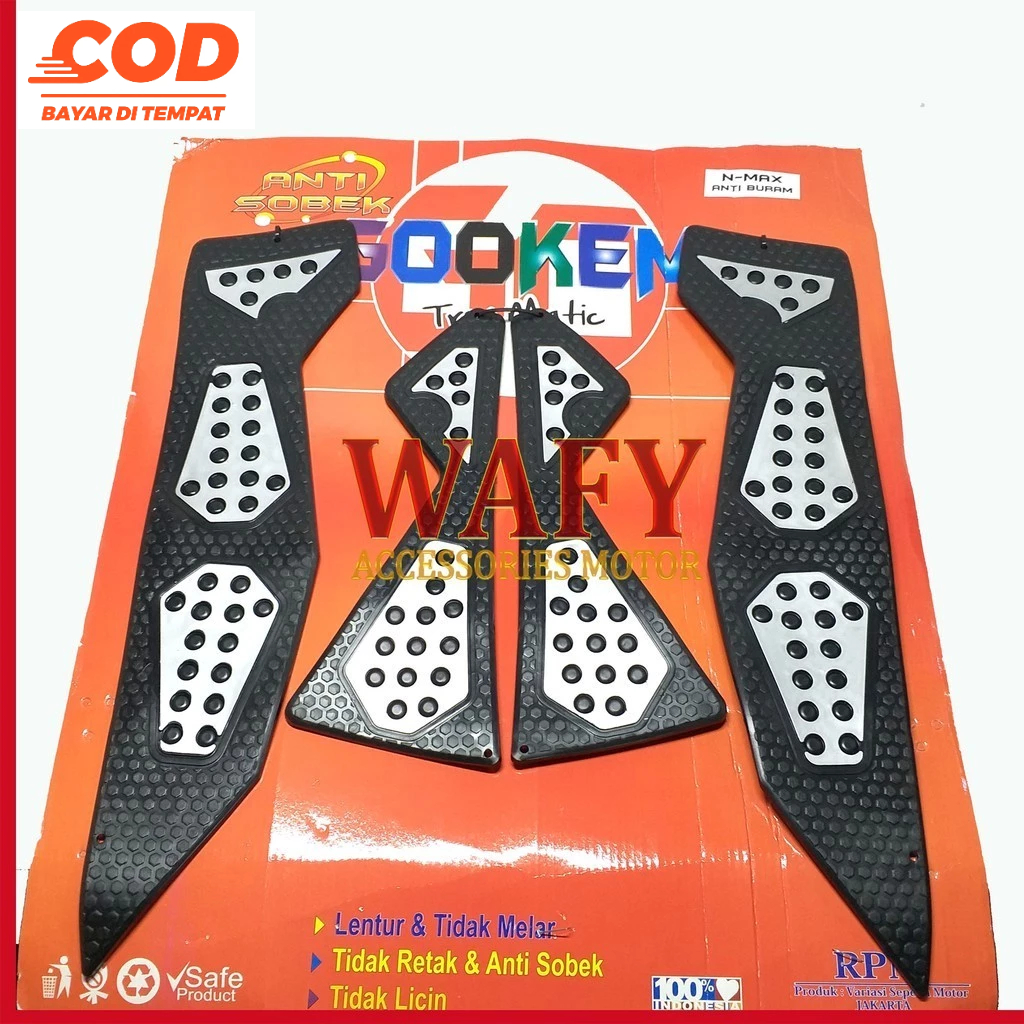 Karpet Nmax Bordes Nmax Gokem - Pijakan Nmax Karet