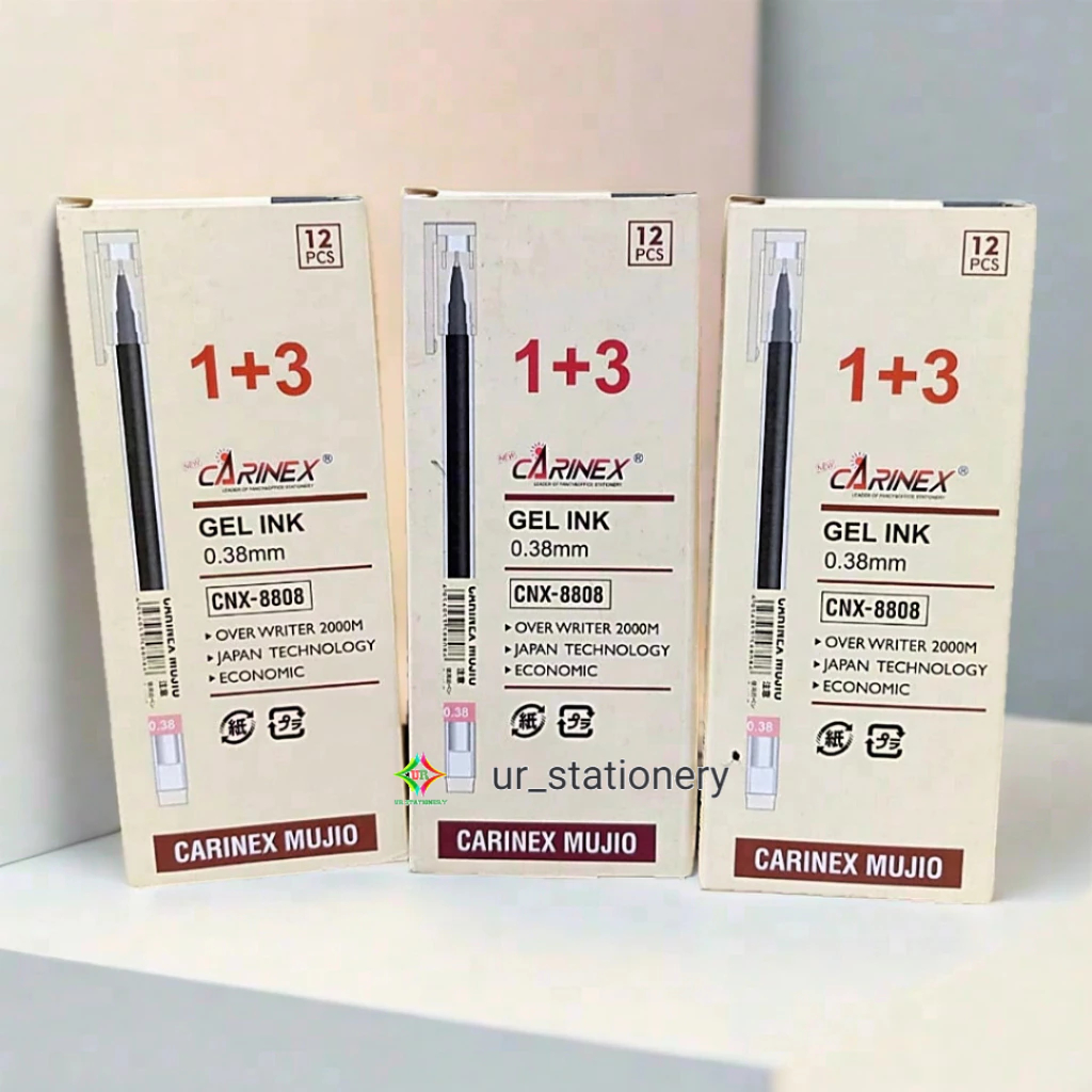 PEN GEL TRANSPARAN MUJIO CNX - 8808