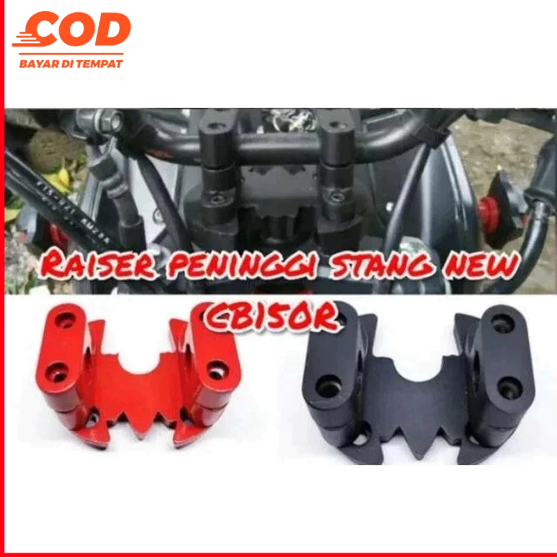 Raiser Peninggi Stang New Cb150r Model Batman Hitam