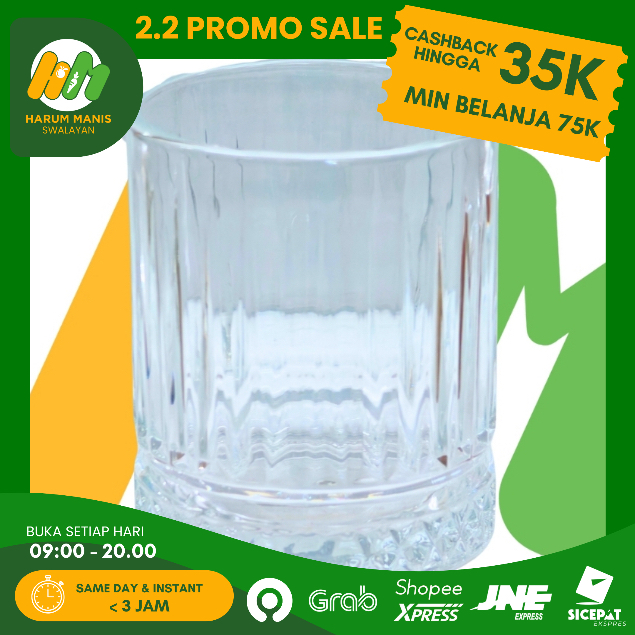 GELAS KACA FORMIA / GELAS KACA UNIK DAN CANTIK