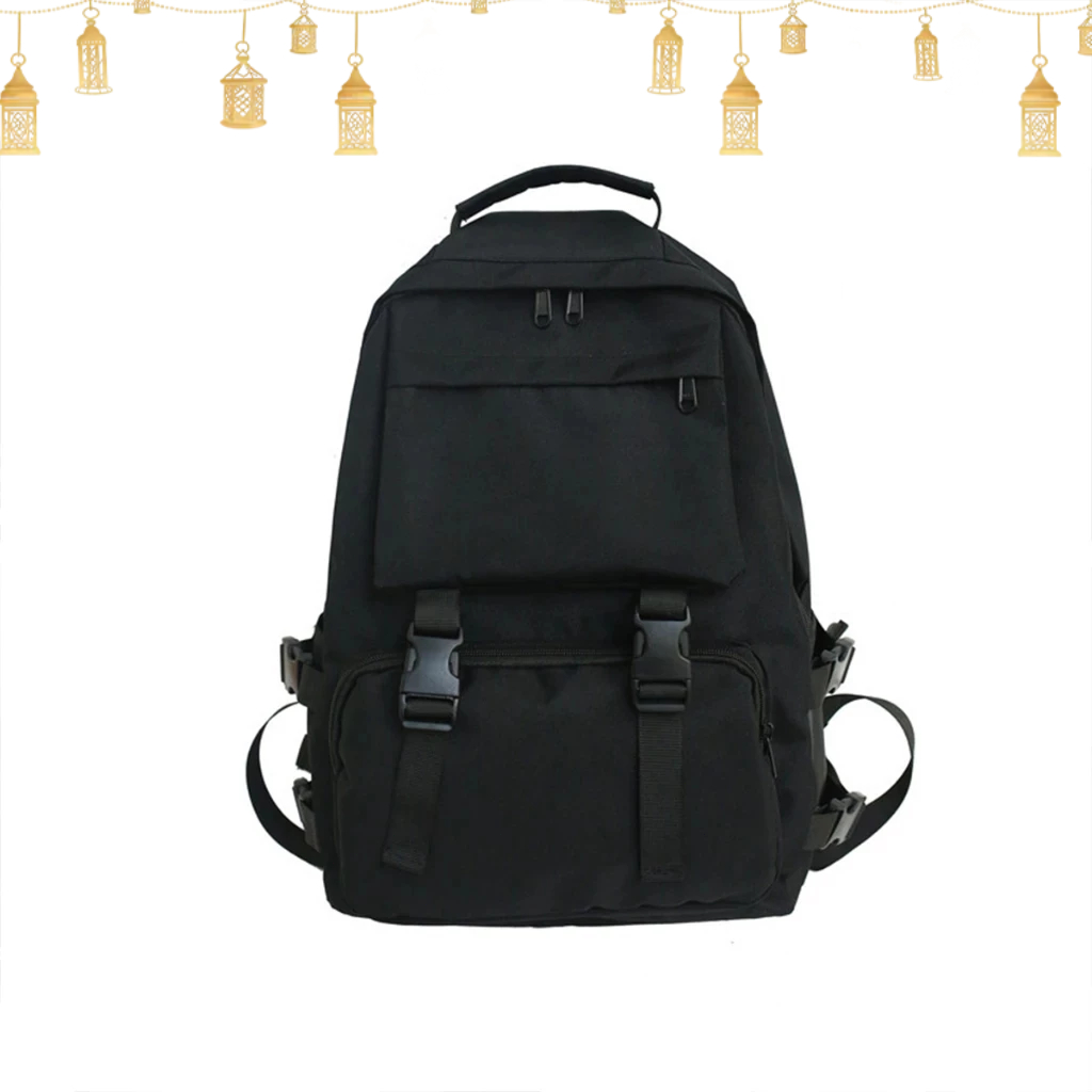 FOXER Tas Ransel Wanita Kapasitas Besar Tas Ransel Stylish dan Sederhana Tas Ransel Kain