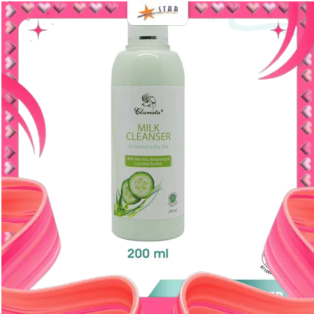 * STAR * CLARESTA MILK CLEANSER NORMAL TO DRY SKIN 200ML