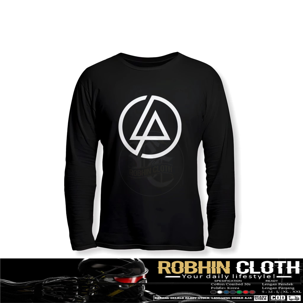 Kaos Baju Linkin Park Lengan Panjang Baju Musik