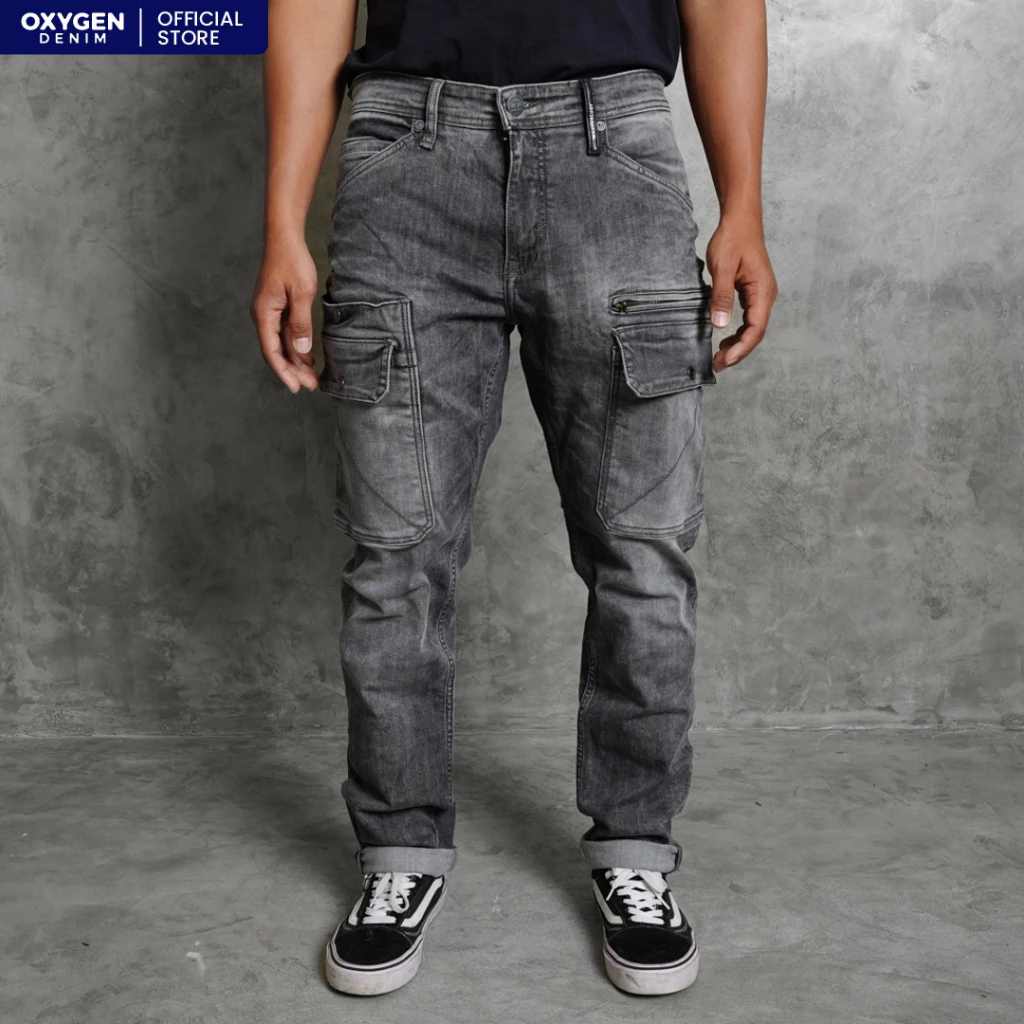 Oxygen Denim Evolve Wanderlust Tapered Cargo (703-8547)