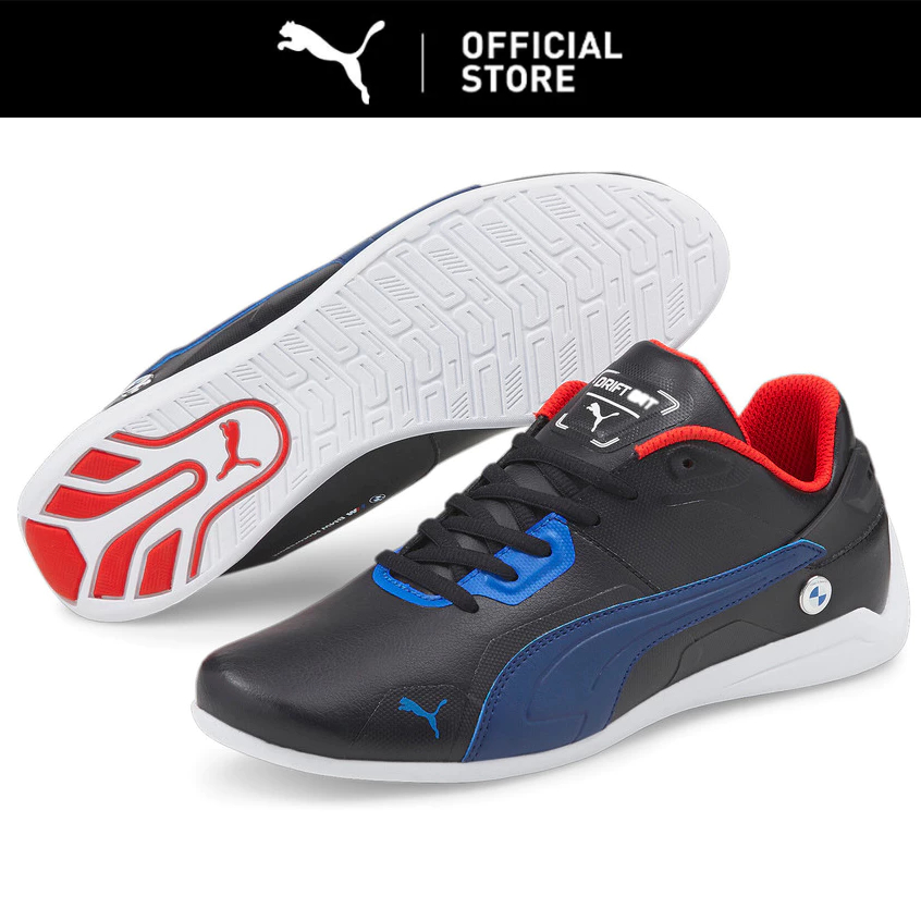 SEPATU SNEAKER BMW MMS Drift Cat Delta Puma Black-Estat 307100 01
