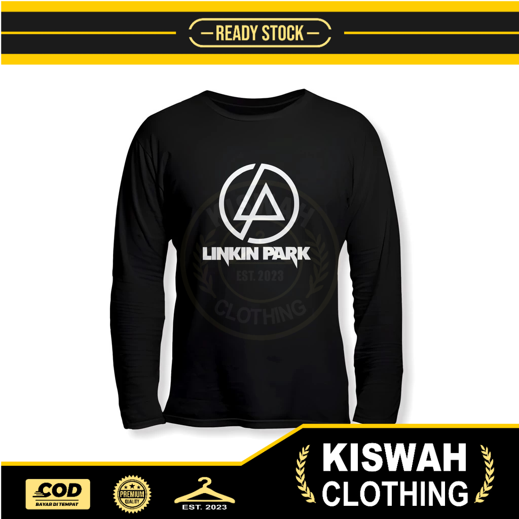 Kaos Tshirt LINKIN PARK V2 Lengan Panjang Baju Musik