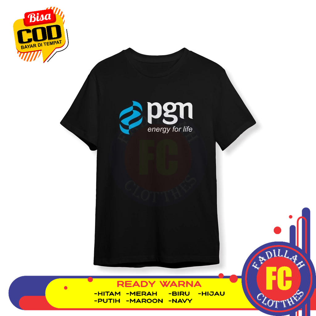 Baju Kaos PT Perusahaan Gas Negara PGN Logo Baju Perusahaan