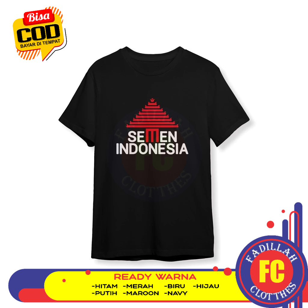 Baju Kaos Semen Indonesia Logo Baju Perusahaan