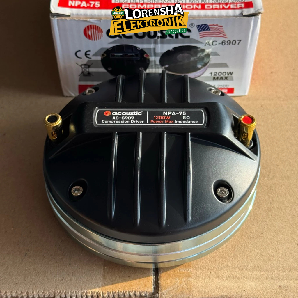 Driver Tweeter Acoustic NPA75 Neodymium