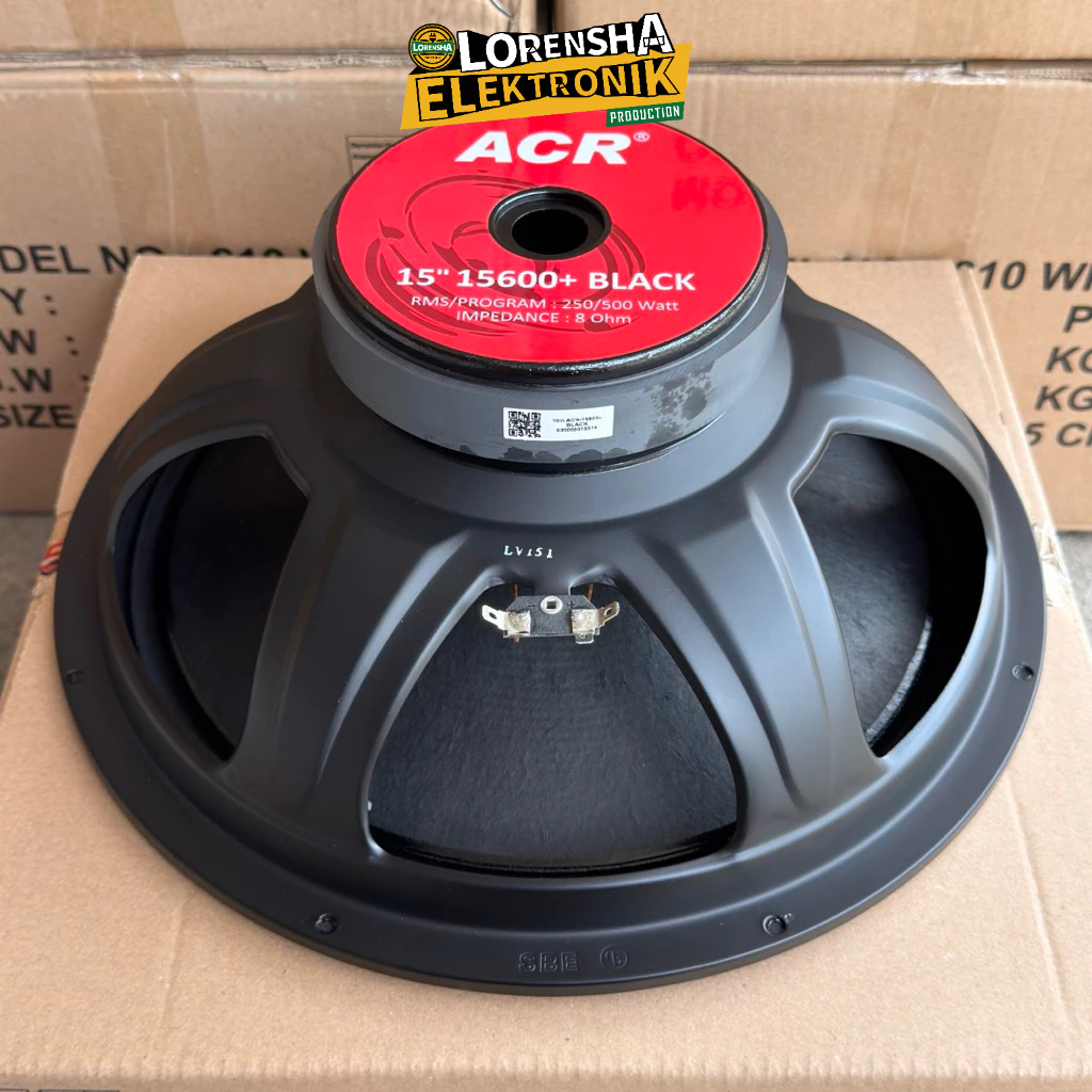 Speaker 15 Inch ACR 15600+ BLACK