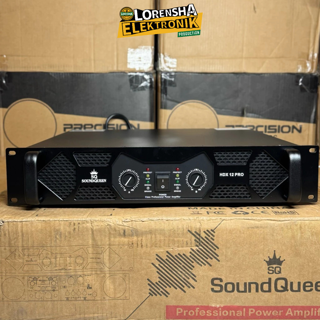 Power Amplifier Soundqueen HDX 12 PRO - 2 Channel