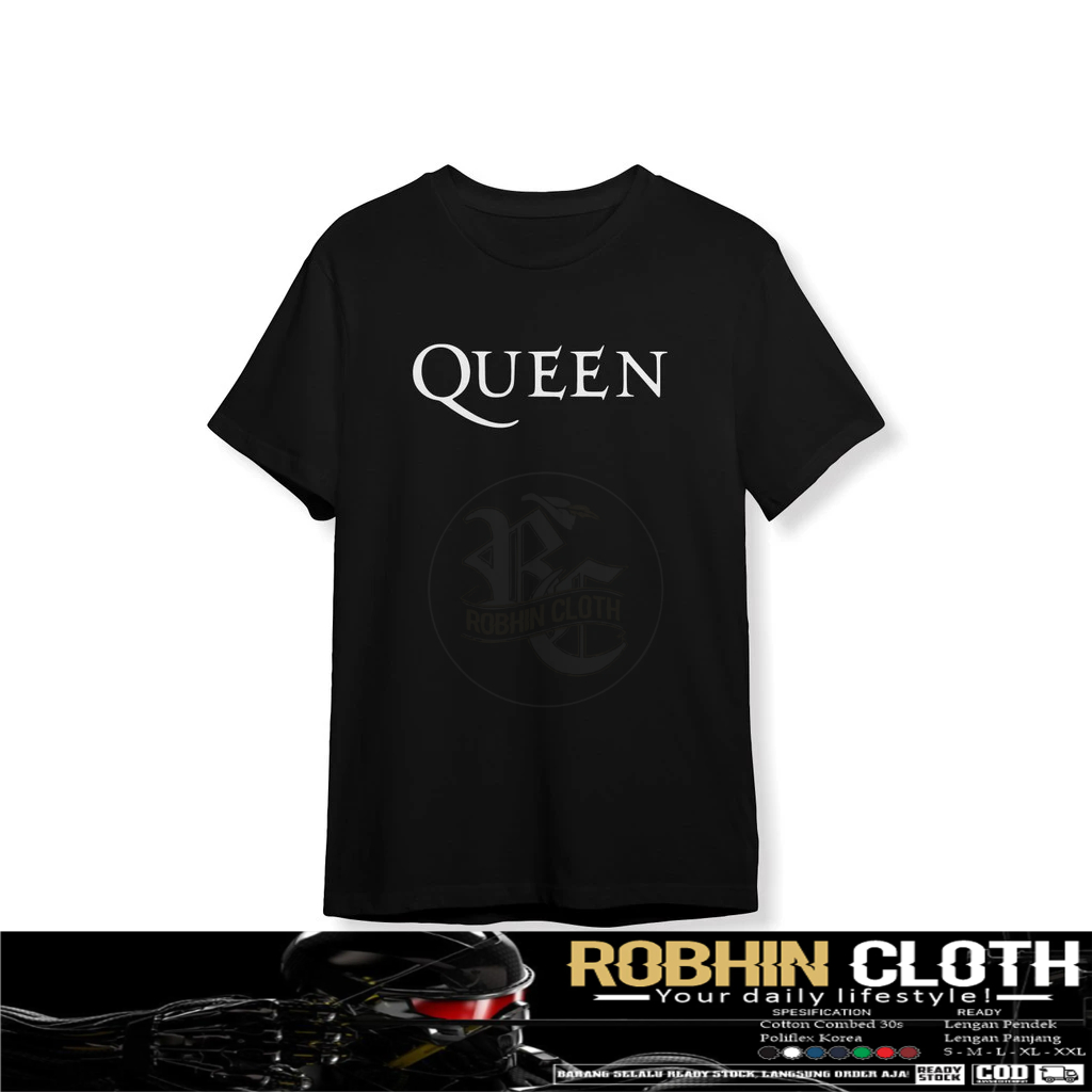 Kaos Baju BAND QUEEN Baju Musik