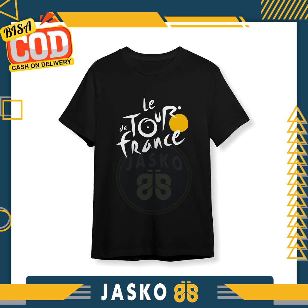 Baju Tshirt Tour De France Logo Kaos Distro