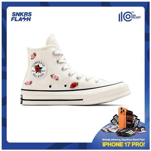 CONVERSE Chuck 70 Hi White Sepatu Sneakers Wanita - A10637C