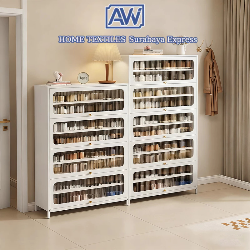 Lemari Sepatu Besi Rak Sepatu Besi Lemari Susun Lemari Sepatu Tertutup Lemari Sepatu Minimalis