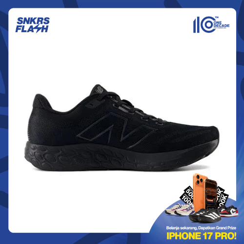 NEW BALANCE 680 TRIPLE BLACK Sepatu Sneakers Pria - M680CK8 - Size 44