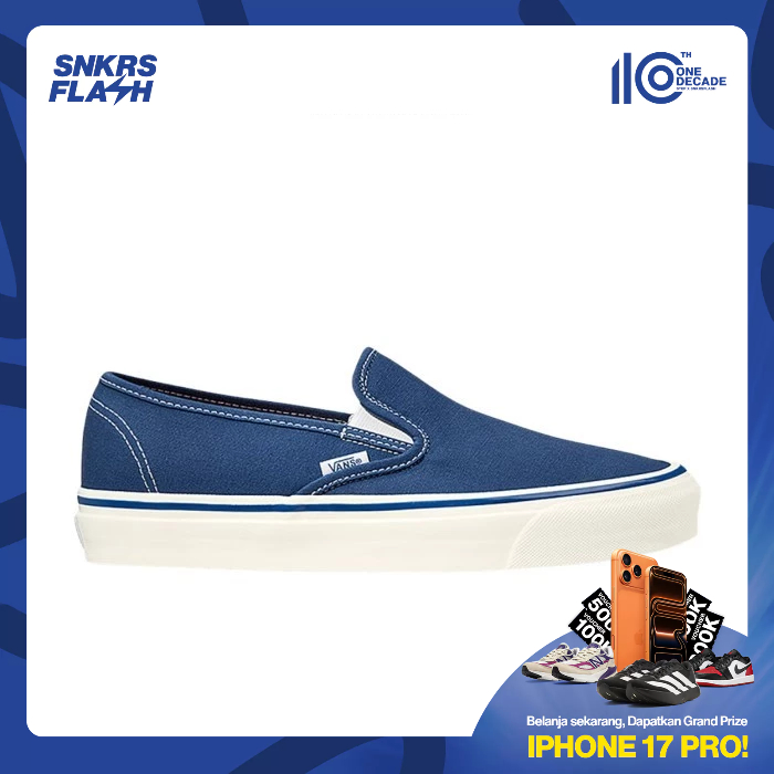 VANS Slip-On 48 Dx Factory Navy Sepatu Sneakers Unisex - VN0005UPIGV