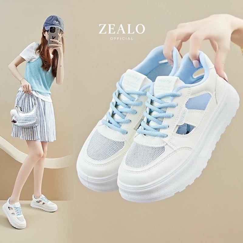 Zealo 380 Sepatu Sneakers Wanita Fashion Korea Sport Shoes Casual