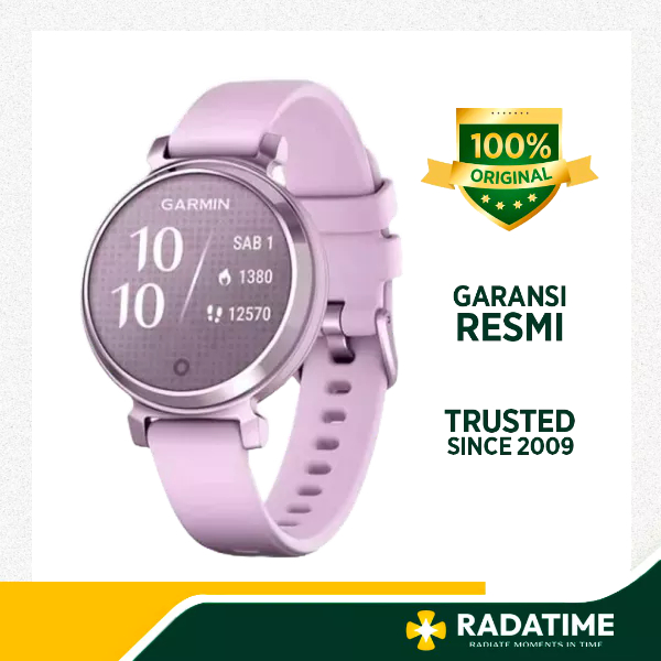 Jam Tangan Wanita Garmin Lily 2 Metallic Lilac 100% Original Purple