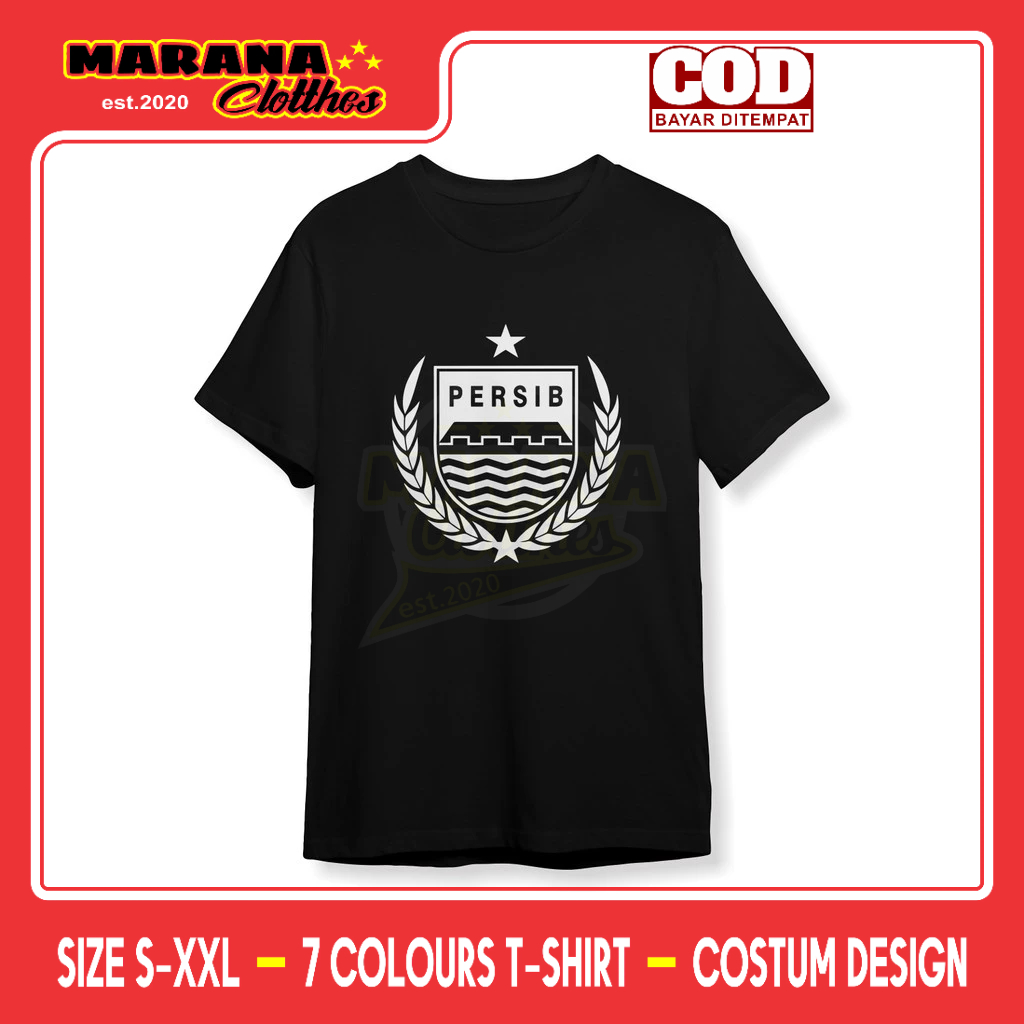 Kaos Persib Logo Keren Baju Sport