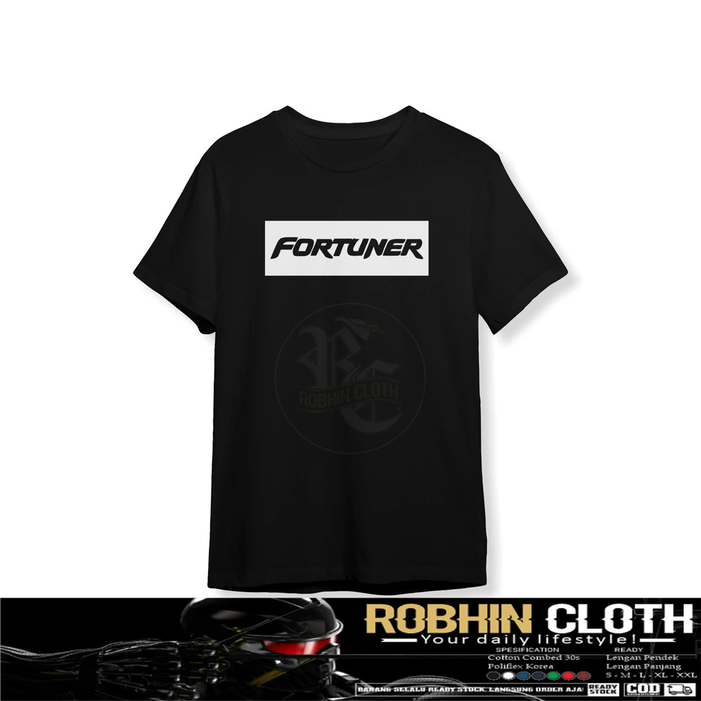 Kaos Baju Toyota Fortuner Logo Baju Otomotif