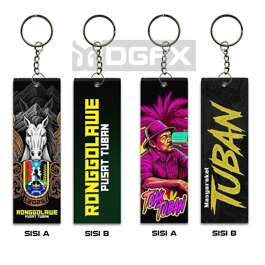 gantungan kunci TUBAN RONGGOLAWE DEWA TOAK - LASKAR RONGGOLAWE - TOAK TUBAN