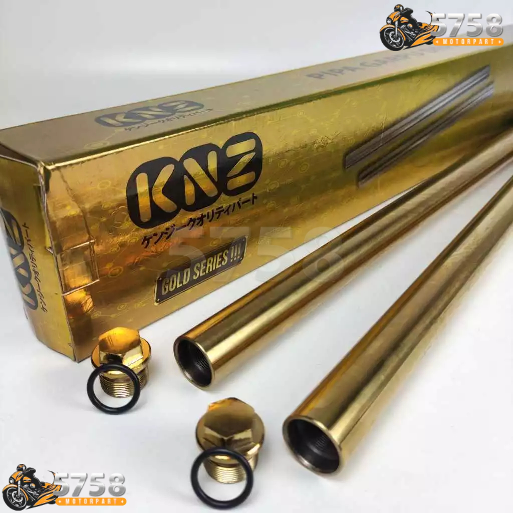 AS SHOCK DEPAN GOLD  SATRIA FU 150 D:26MM P:57CM FRONT PIPE SHOK SOK KNZ (5758)