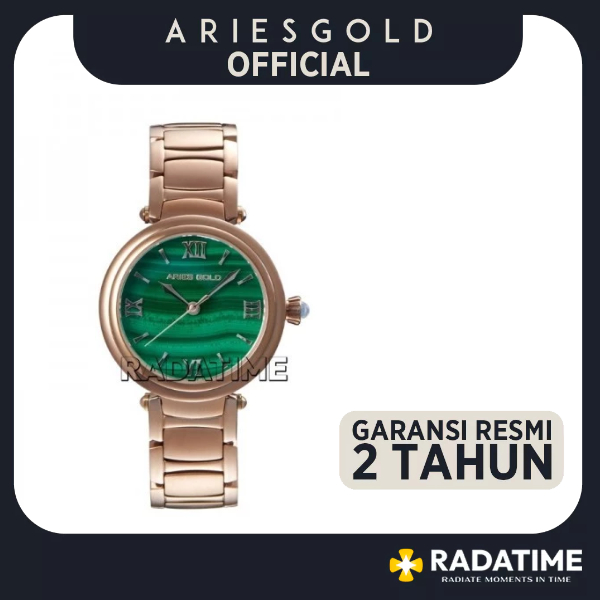 Jam Tangan Wanita Aries Gold L-5019-RG-GNMAL Eterna Gem Limited 100% Original