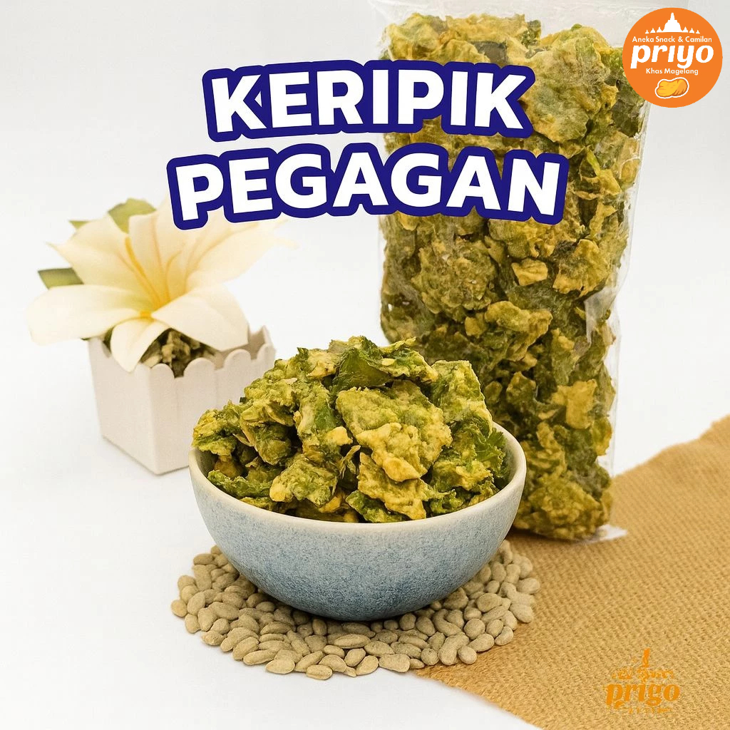 Keripik Pegagan Crispy – Snack Sehat Renyah Khas Magelang | Priyo Snack Borobudur HALAL
