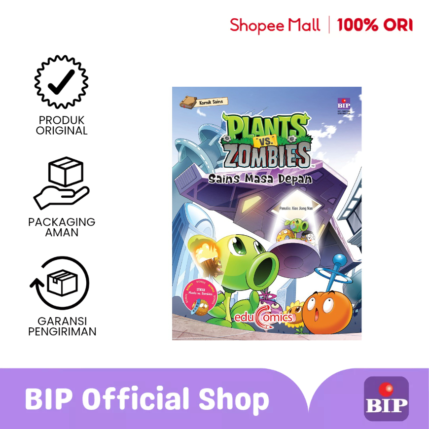 BIP - Educomics Plants Vs Zombies : Sains Masa Depan-(Rg)