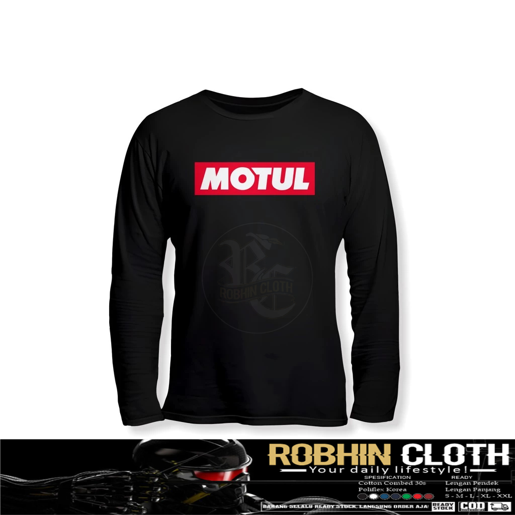 Kaos Baju Motul Lengan Panjang Baju Otomotif